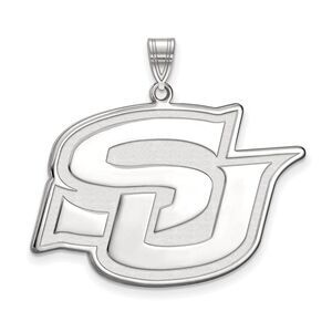 10k White Gold Southern U. XL Pendant